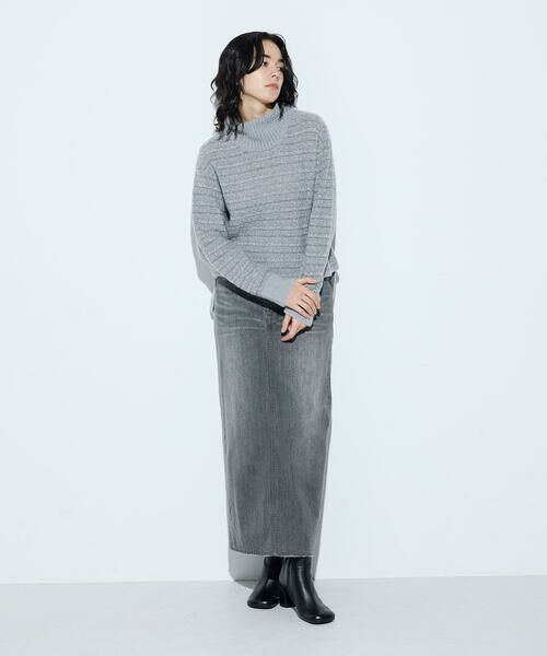 COMME CA PLATINUM / コムサ・プラチナ ニット・セーター | モヘヤブレンドヤーンセーター | 詳細9