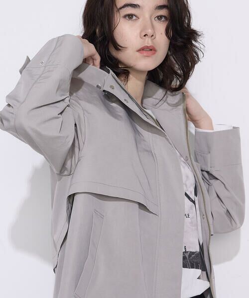COMME CA PLATINUM / コムサ・プラチナ その他アウター | コットンナイロングログラン撥水加工 アノラックブルゾン | 詳細25
