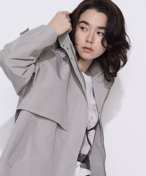 COMME CA PLATINUM / コムサ・プラチナ その他アウター | コットンナイロングログラン撥水加工 アノラックブルゾン | 詳細26