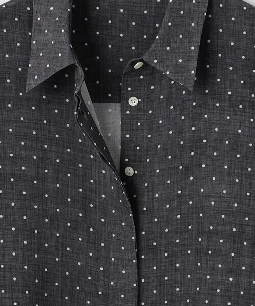 COMME CA PLATINUM / コムサ・プラチナ シャツ・ブラウス | ドットプリント ボウタイシャツ | 詳細9