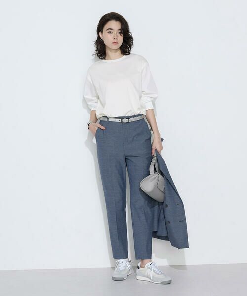 COMME CA PLATINUM / コムサ・プラチナ カットソー | TCポンチ 異素材プルオーバー | 詳細2