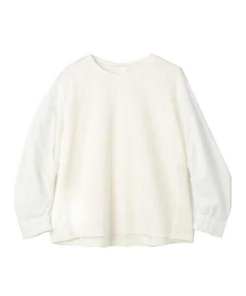 COMME CA PLATINUM / コムサ・プラチナ カットソー | TCポンチ 異素材プルオーバー | 詳細8