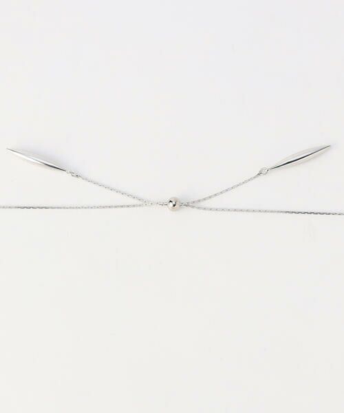 COMME CA PLATINUM / コムサ・プラチナ ネックレス・ペンダント・チョーカー | パイプパーツ スライドネックレス | 詳細1