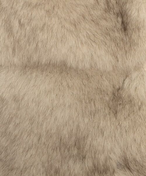 COMME CA PLATINUM / コムサ・プラチナ ベスト | フェイクファー ショートジレ | 詳細20