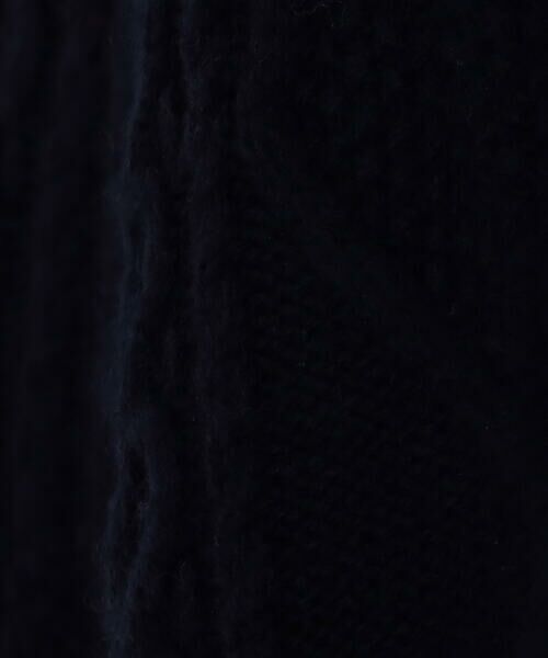 COMME CA PLATINUM / コムサ・プラチナ ニット・セーター | アラン×ラクーンシルクコンビ プルオーバー | 詳細12