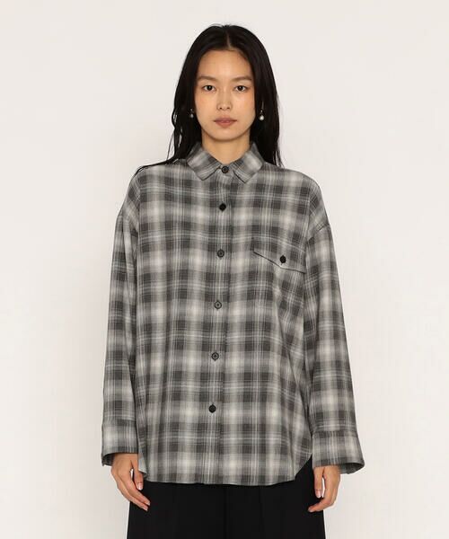 COMME CA PLATINUM / コムサ・プラチナ シャツ・ブラウス | オンブレーチェック シャツ | 詳細6