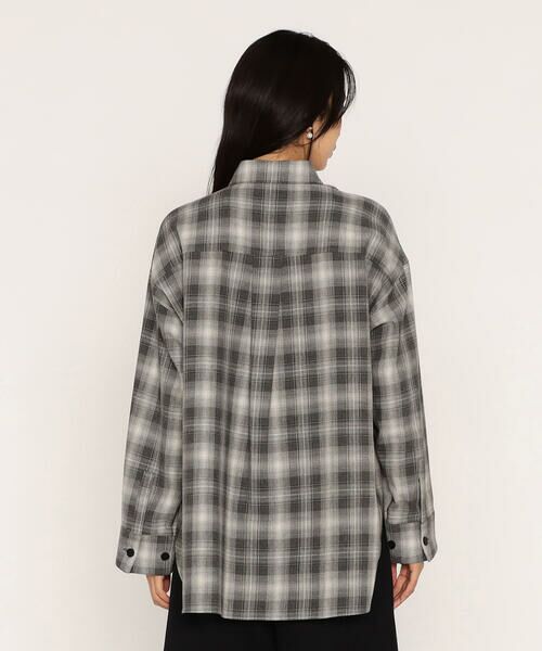 COMME CA PLATINUM / コムサ・プラチナ シャツ・ブラウス | オンブレーチェック シャツ | 詳細8