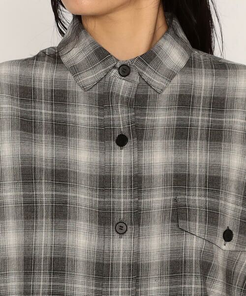 COMME CA PLATINUM / コムサ・プラチナ シャツ・ブラウス | オンブレーチェック シャツ | 詳細9