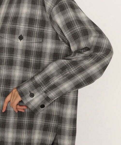 COMME CA PLATINUM / コムサ・プラチナ シャツ・ブラウス | オンブレーチェック シャツ | 詳細10