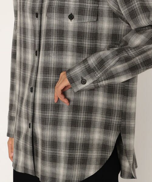 COMME CA PLATINUM / コムサ・プラチナ シャツ・ブラウス | オンブレーチェック シャツ | 詳細11