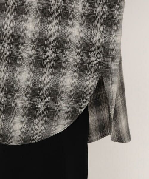 COMME CA PLATINUM / コムサ・プラチナ シャツ・ブラウス | オンブレーチェック シャツ | 詳細12