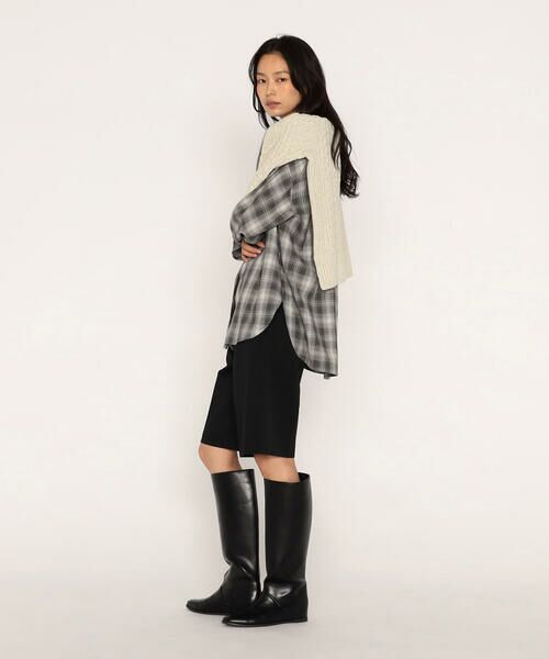 COMME CA PLATINUM / コムサ・プラチナ シャツ・ブラウス | オンブレーチェック シャツ | 詳細2
