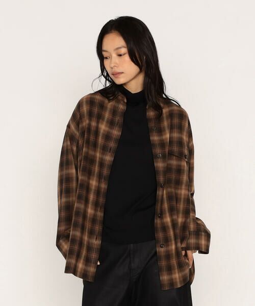COMME CA PLATINUM / コムサ・プラチナ シャツ・ブラウス | オンブレーチェック シャツ | 詳細17