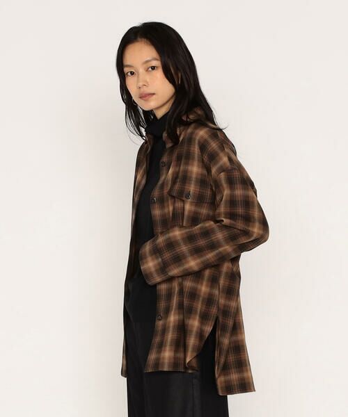 COMME CA PLATINUM / コムサ・プラチナ シャツ・ブラウス | オンブレーチェック シャツ | 詳細18