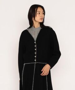 COMME CA PLATINUM / コムサ・プラチナ カーディガン・ボレロ | ウールブークレアムンゼン カーディガン