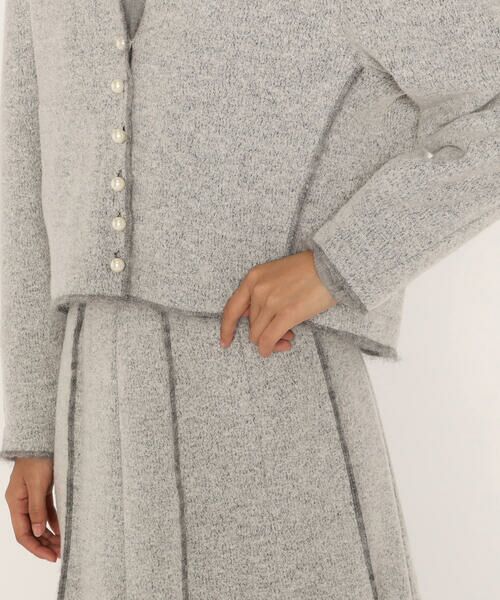 COMME CA PLATINUM / コムサ・プラチナ カーディガン・ボレロ | ウールブークレアムンゼン カーディガン | 詳細9