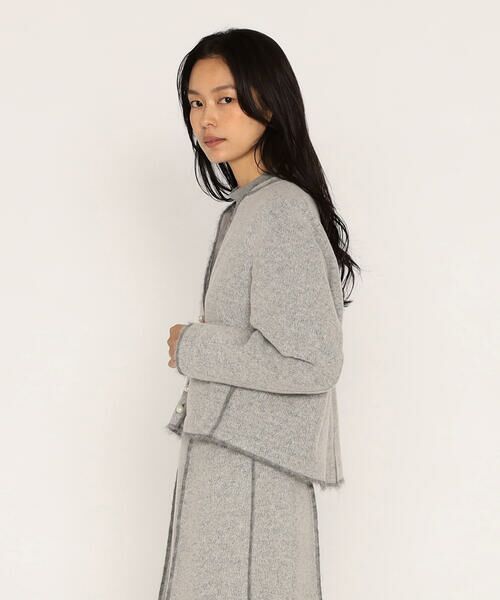 COMME CA PLATINUM / コムサ・プラチナ カーディガン・ボレロ | ウールブークレアムンゼン カーディガン | 詳細3