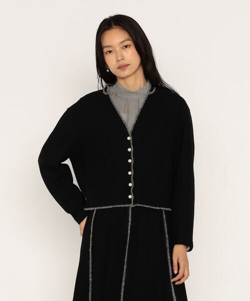 COMME CA PLATINUM / コムサ・プラチナ カーディガン・ボレロ | ウールブークレアムンゼン カーディガン | 詳細15