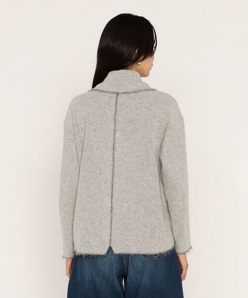 COMME CA PLATINUM / コムサ・プラチナ カットソー | ウールブークレアムンゼン ロールカラープルオーバー | 詳細9