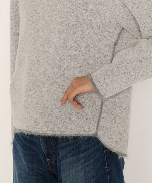 COMME CA PLATINUM / コムサ・プラチナ カットソー | ウールブークレアムンゼン ロールカラープルオーバー | 詳細11