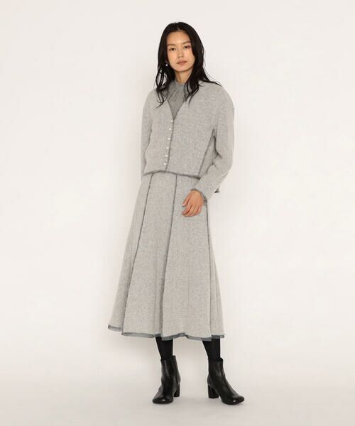 COMME CA PLATINUM / コムサ・プラチナ ロング・マキシ丈スカート | ウールブークレアムンゼン スカート | 詳細3