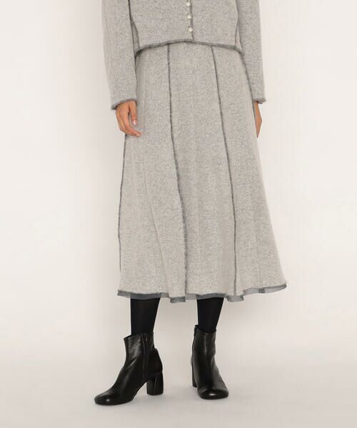 COMME CA PLATINUM / コムサ・プラチナ ロング・マキシ丈スカート | ウールブークレアムンゼン スカート | 詳細4