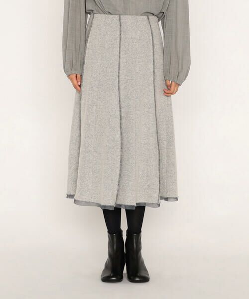 COMME CA PLATINUM / コムサ・プラチナ ロング・マキシ丈スカート | ウールブークレアムンゼン スカート | 詳細6