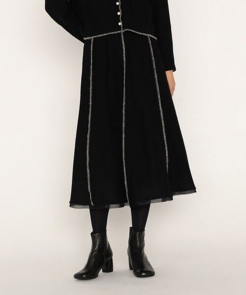 COMME CA PLATINUM / コムサ・プラチナ ロング・マキシ丈スカート | ウールブークレアムンゼン スカート | 詳細15