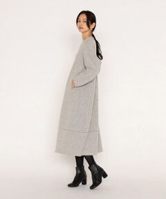 COMME CA PLATINUM / コムサ・プラチナ ロング・マキシ丈ワンピース | ウールブークレアムンゼン ドレス