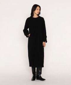 COMME CA PLATINUM / コムサ・プラチナ ロング・マキシ丈ワンピース | ウールブークレアムンゼン ドレス