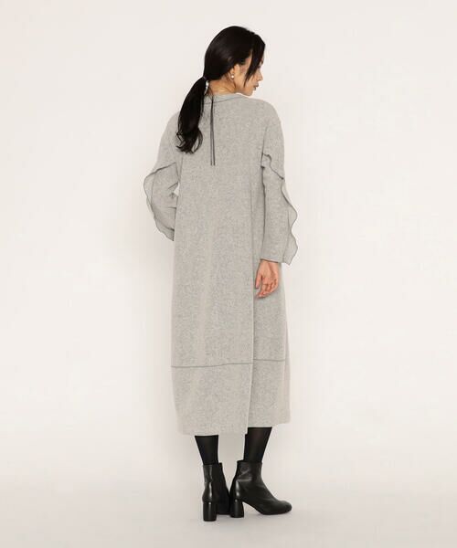 COMME CA PLATINUM / コムサ・プラチナ ロング・マキシ丈ワンピース | ウールブークレアムンゼン ドレス | 詳細2