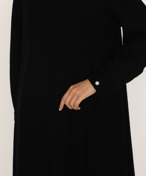 COMME CA PLATINUM / コムサ・プラチナ ロング・マキシ丈ワンピース | ウールブークレアムンゼン ドレス | 詳細14