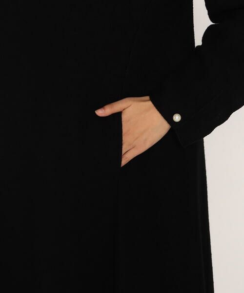 COMME CA PLATINUM / コムサ・プラチナ ロング・マキシ丈ワンピース | ウールブークレアムンゼン ドレス | 詳細15