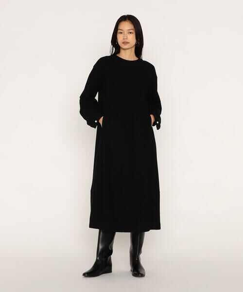 COMME CA PLATINUM / コムサ・プラチナ ロング・マキシ丈ワンピース | ウールブークレアムンゼン ドレス | 詳細5
