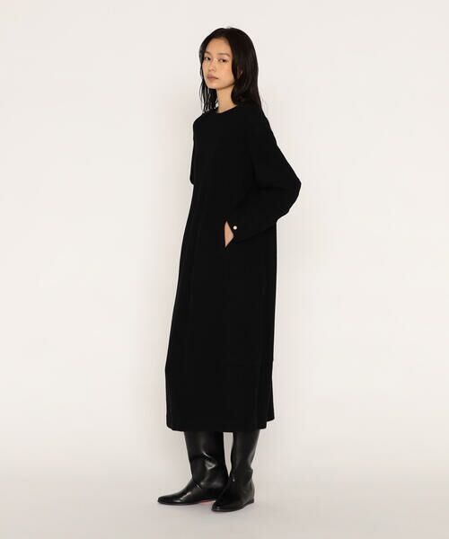 COMME CA PLATINUM / コムサ・プラチナ ロング・マキシ丈ワンピース | ウールブークレアムンゼン ドレス | 詳細6