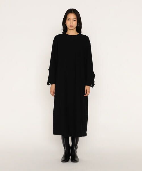 COMME CA PLATINUM / コムサ・プラチナ ロング・マキシ丈ワンピース | ウールブークレアムンゼン ドレス | 詳細9