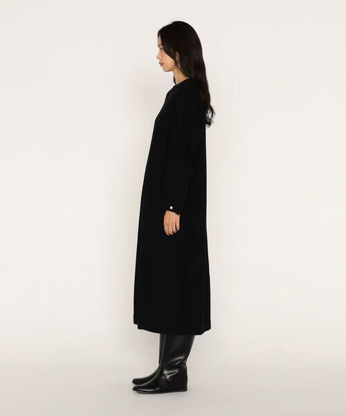 COMME CA PLATINUM / コムサ・プラチナ ロング・マキシ丈ワンピース | ウールブークレアムンゼン ドレス | 詳細10