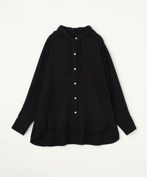 COMME CA PLATINUM / コムサ・プラチナ シャツ・ブラウス | レーヨンツイル フーディーブラウス | 詳細14