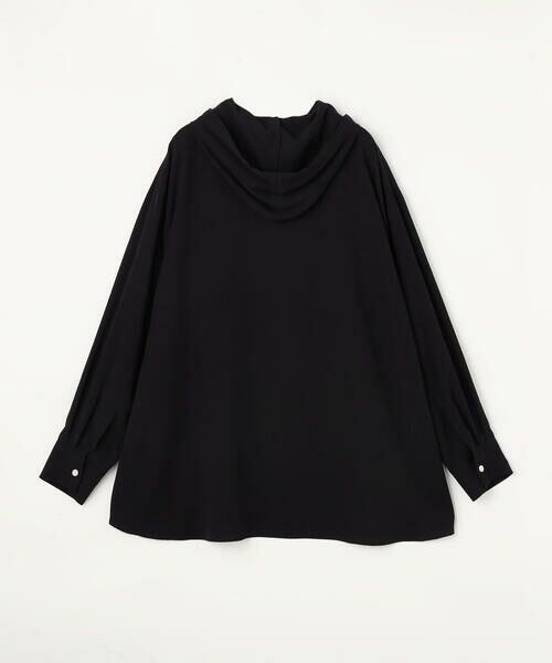 COMME CA PLATINUM / コムサ・プラチナ シャツ・ブラウス | レーヨンツイル フーディーブラウス | 詳細15