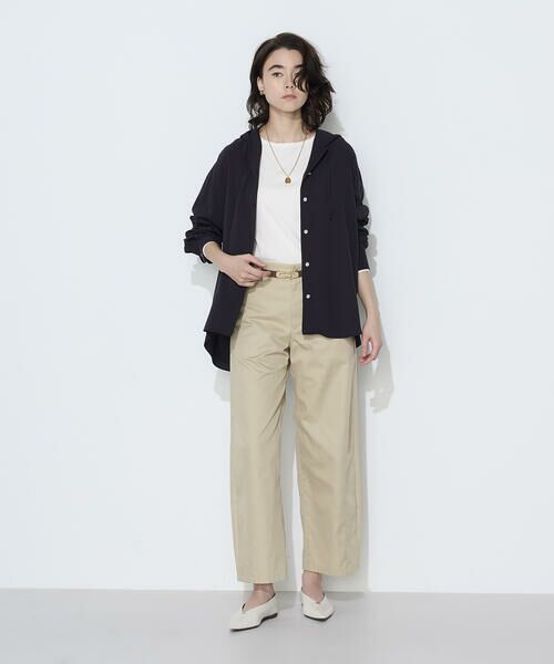 COMME CA PLATINUM / コムサ・プラチナ カットソー | 綿キュプラベアテレコ プルオーバー | 詳細1