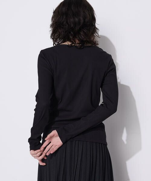 COMME CA PLATINUM / コムサ・プラチナ カットソー | 綿キュプラベアテレコ プルオーバー | 詳細26