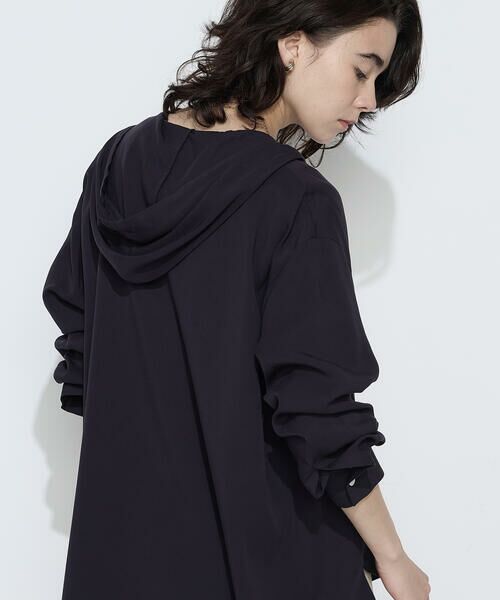 COMME CA PLATINUM / コムサ・プラチナ シャツ・ブラウス | 〔 +サイズ 〕レーヨンツイル フーディーブラウス | 詳細13