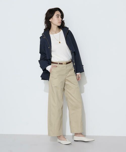 COMME CA PLATINUM / コムサ・プラチナ カットソー | 〔 +サイズ 〕綿キュプラベアテレコ プルオーバー | 詳細2