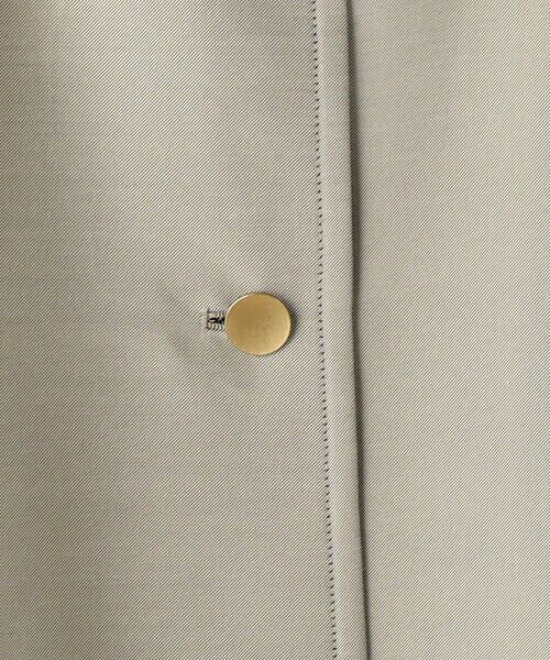 COMME CA PLATINUM / コムサ・プラチナ ステンカラーコート | シルクチェック コンバーチブルステンカラーコート | 詳細27