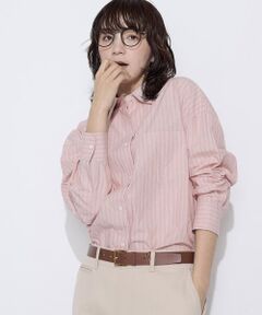 COMME CA PLATINUM / コムサ・プラチナ シャツ・ブラウス | オーガニックワッシャーストライプ シャツ