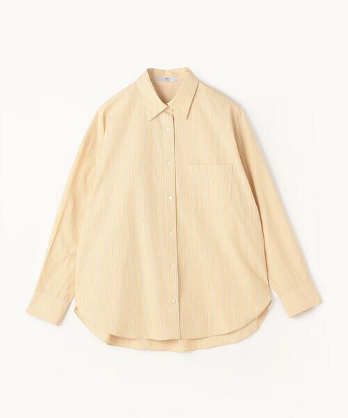 COMME CA PLATINUM / コムサ・プラチナ シャツ・ブラウス | オーガニックワッシャーストライプ シャツ | 詳細12