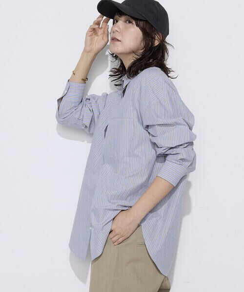 COMME CA PLATINUM / コムサ・プラチナ シャツ・ブラウス | オーガニックワッシャーストライプ シャツ | 詳細17