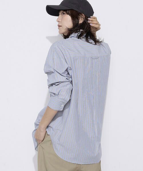 COMME CA PLATINUM / コムサ・プラチナ シャツ・ブラウス | オーガニックワッシャーストライプ シャツ | 詳細18