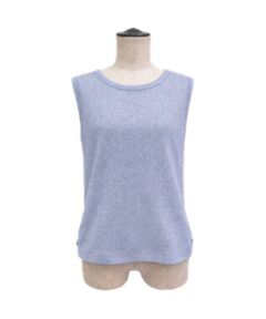 COMME CA PLATINUM / コムサ・プラチナ タンクトップ | スパークナイロンテレコ 2WAYタンクトップ