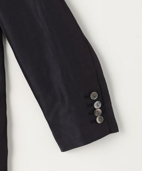 COMME CA PLATINUM / コムサ・プラチナ テーラードジャケット | キュプラリネン ピークドラペルジャケット | 詳細11